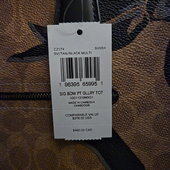 Coach Signature Canvas with Bow Print Set